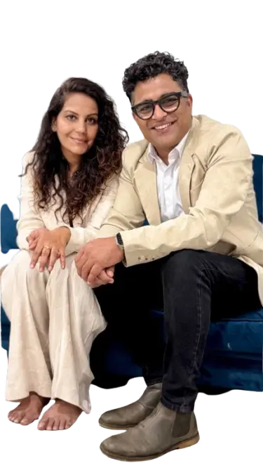 Puja and Vish, founders of BuyersMatch